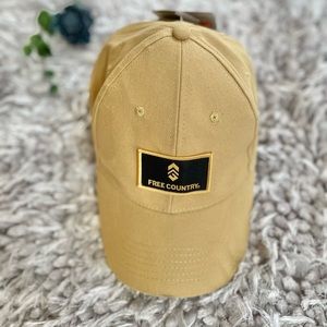 New with tags FREE COUNTRY HAT with Logo on front. Adjustable Velcro closure